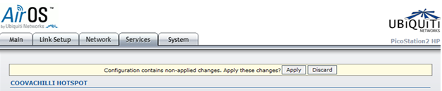 Ubiquiti Coovachilli Setup3